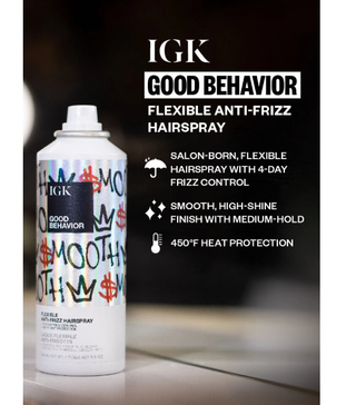 IGK Flexible Ant- Frizz Hairspray